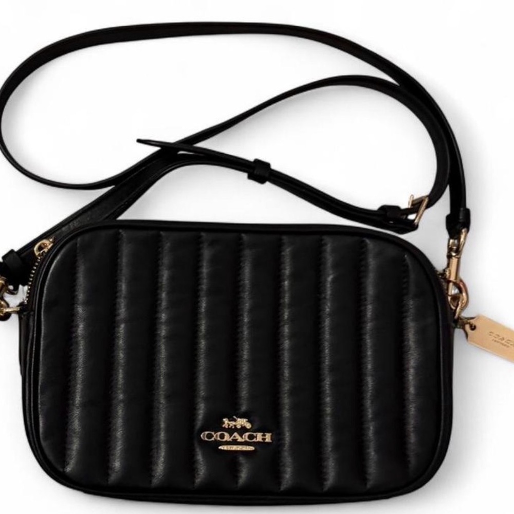 Coach Black Quilted Crossbody Bag